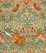 Strawberry Thief Tapestry Fabric / Natural - Just Fabrics