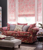 Esme Toile Fabric / Rouge - Just Fabrics