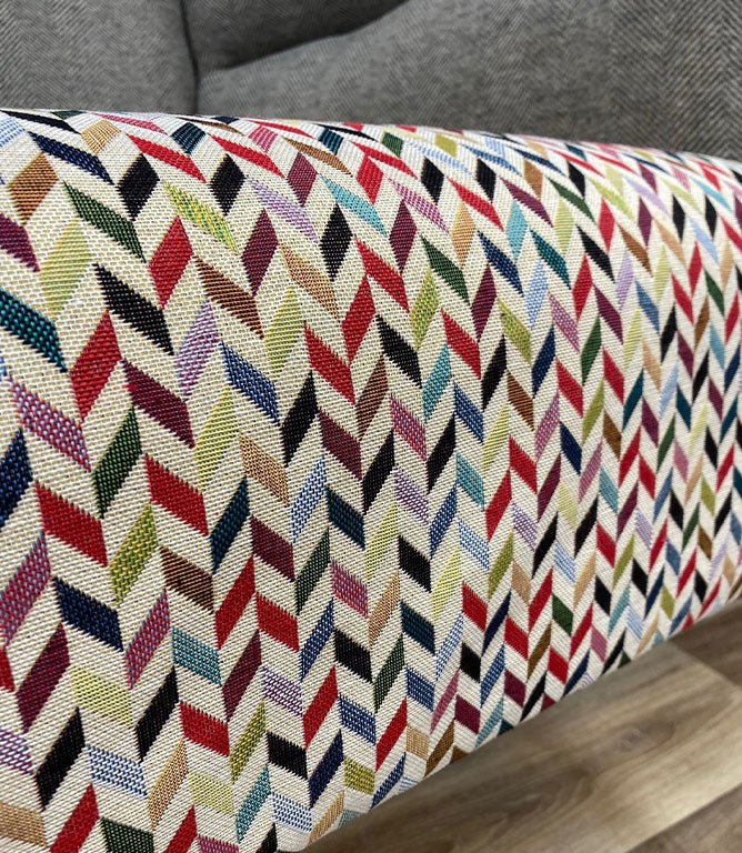Chevron Tapestry Fabric / Multi - Just Fabrics