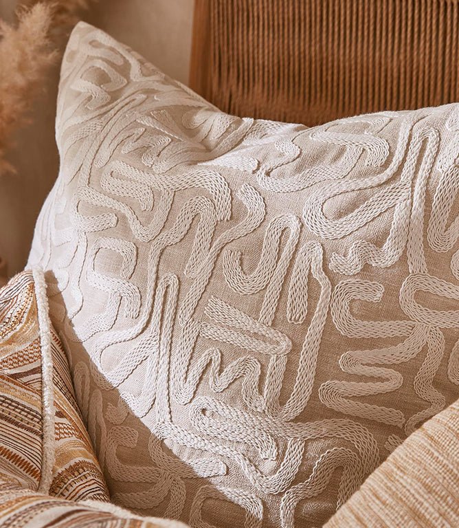 Script Fabric / Linen - Just Fabrics