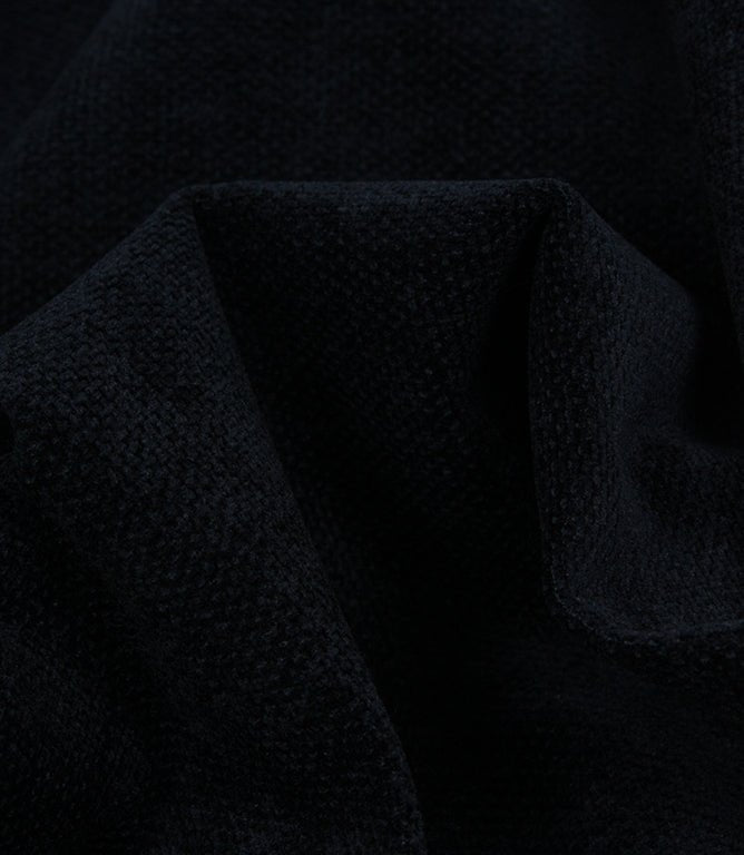 Fine Chenille FR Fabric / Dark Navy - Just Fabrics