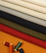 Broadway Linen Look Fabric / Ochre - Just Fabrics