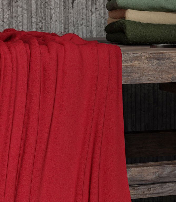 Cotswold Wool Fabric / Ladybird - Just Fabrics