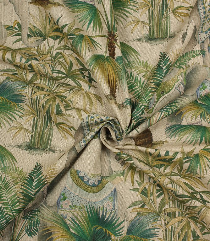 Regalia Fabric / Green - Just Fabrics