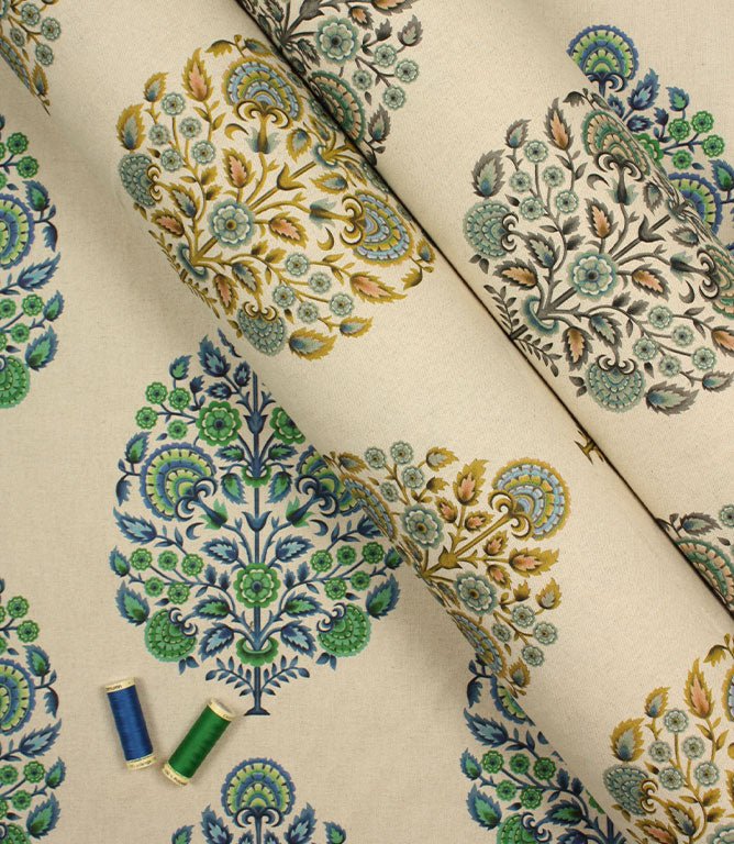 Carmen Fabric / Eau de nil - Just Fabrics