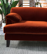 Harrow Chenille FR Fabric / Harissa - Just Fabrics