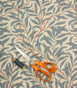 Boughs Wide Fabric / Indigo - Just Fabrics