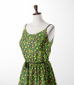 Pomegranate Percale Fabric / Black - Just Fabrics