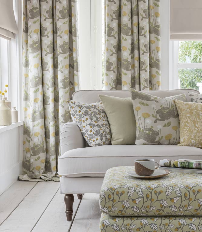 Acorn Fabric / Natural - Just Fabrics