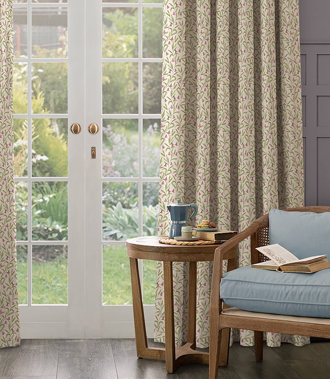 Bell Meadow Fabric / Rosewood - Just Fabrics