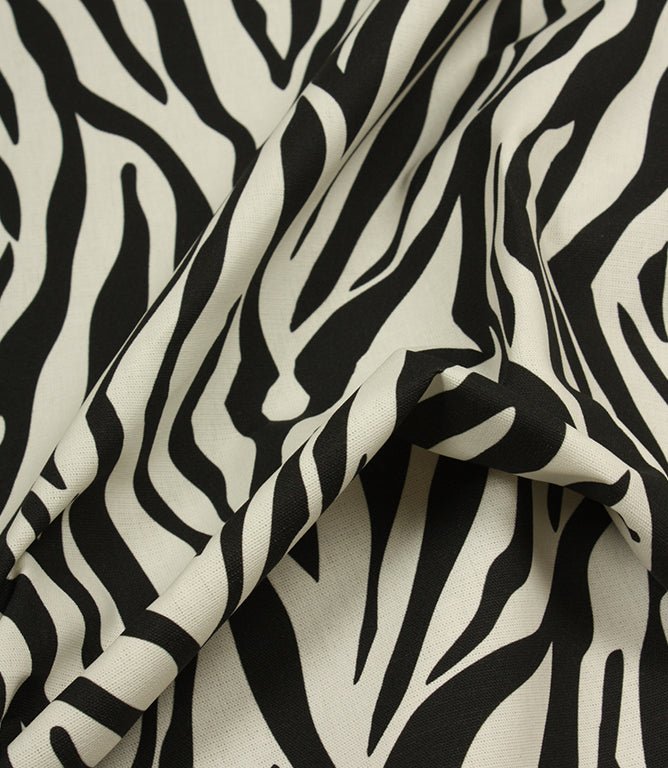 Savanna Outdoor Fabric / Black - Just Fabrics
