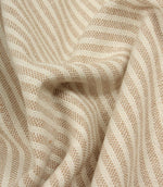 Sandbank Stripe Fabric / Taupe - Just Fabrics