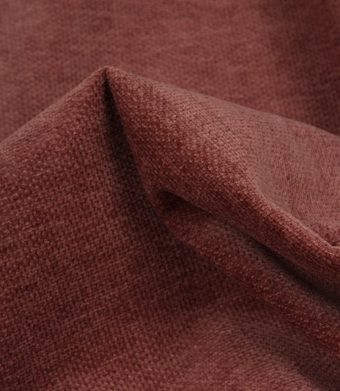 Fine Chenille FR Fabric / Mulberry - Just Fabrics
