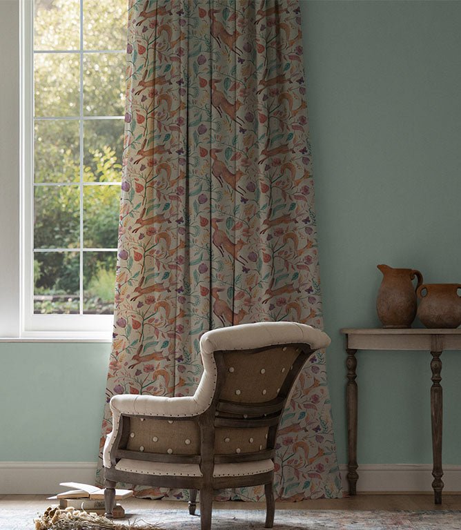 Leaping Into The Fauna Fabric / Dawn - Just Fabrics