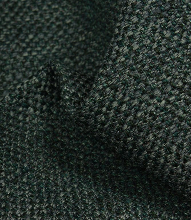 Next Tweed FR Fabric / Dark Teal - Just Fabrics