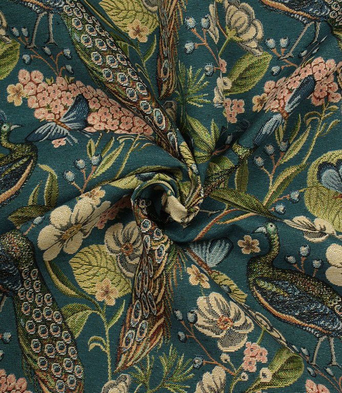 Newark Tapestry Fabric / Blue - Just Fabrics
