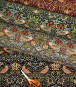 Strawberry Thief Chenille Tapestry Fabric / Tempest - Just Fabrics