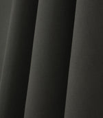 Washed Cotton Canvas Fabric / Dark Grey - Just Fabrics