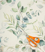 Evelyn Cotton Fabric / Greens - Just Fabrics
