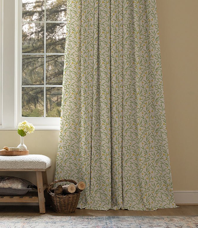 Bell Meadow Fabric / Honey - Just Fabrics