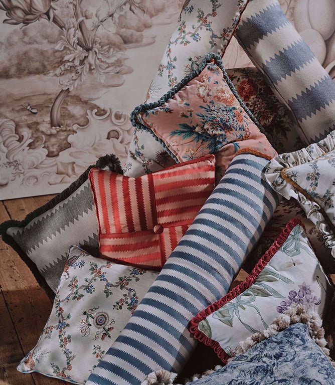 Trelliage Fabric / Aphrodite / Blush - Just Fabrics