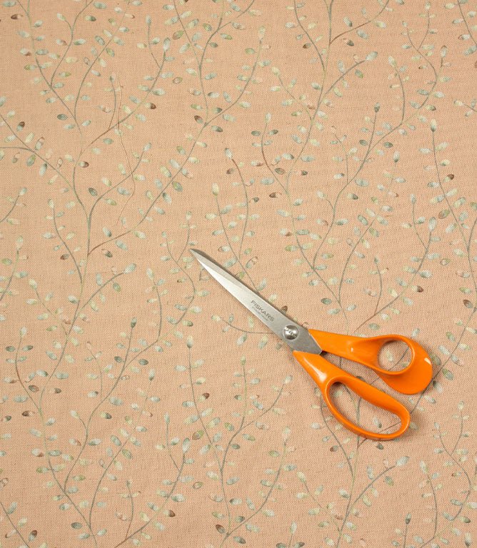 Lucia Fabric / Apricot - Just Fabrics