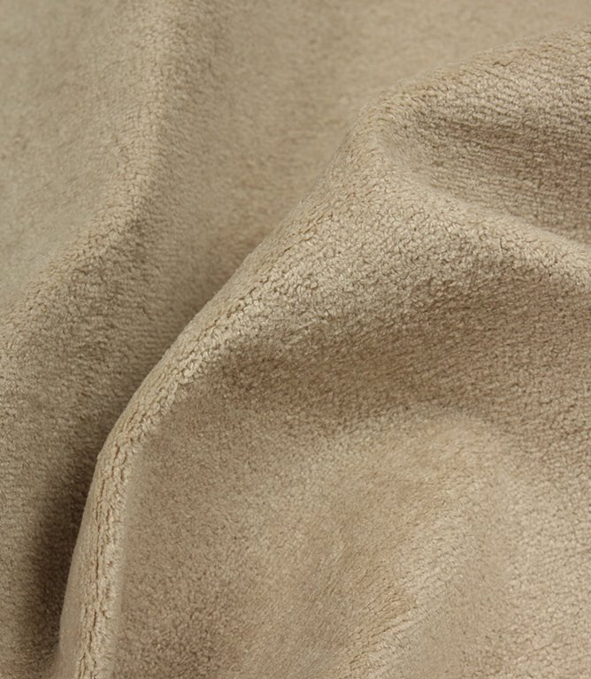 Whittington Velvet FR Fabric / Stone - Just Fabrics