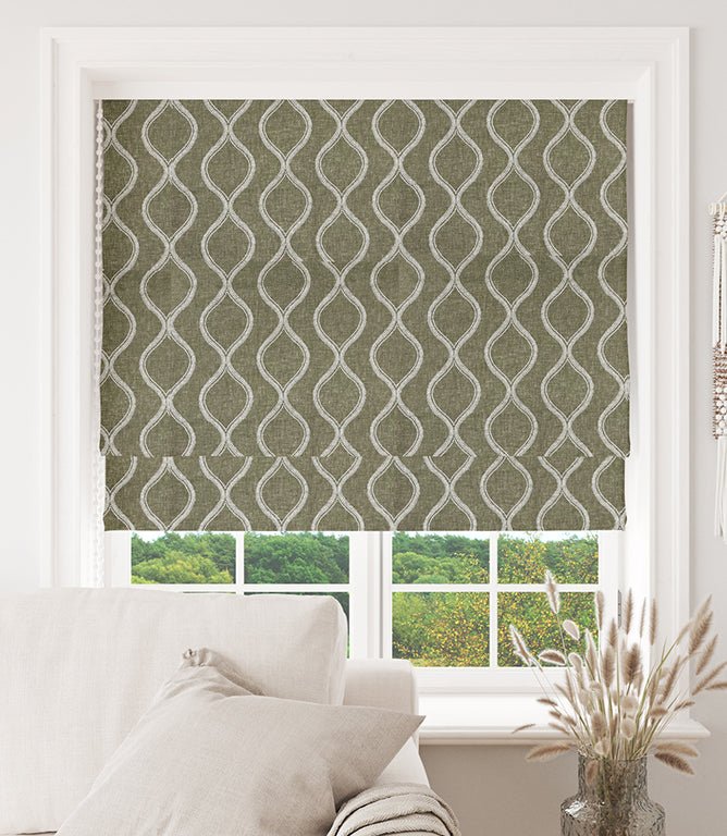 Orchard Trail Fabric / Avocado - Just Fabrics