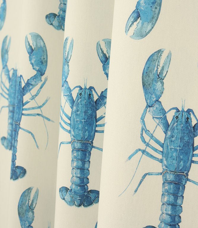 Crayfish Fabric / Blue - Just Fabrics