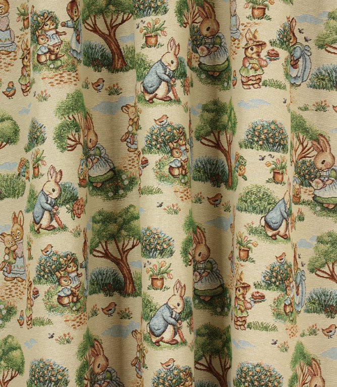 Peter Rabbit Picnic Fabric / Multi - Just Fabrics