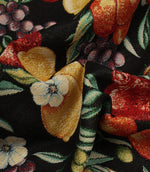 Citrina Tapestry Fabric / Black - Just Fabrics