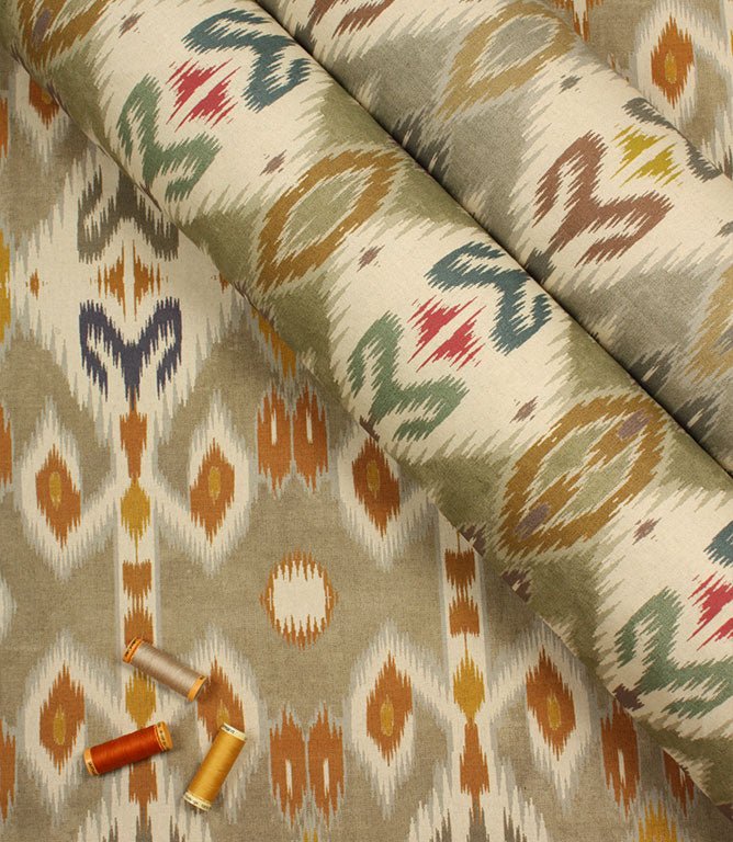 Bibi Ikat Fabric / Magnesium - Just Fabrics