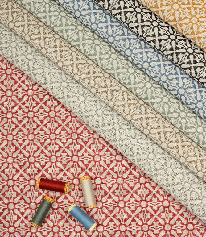 Mullion Outdoor Fabric / Lichen - Just Fabrics