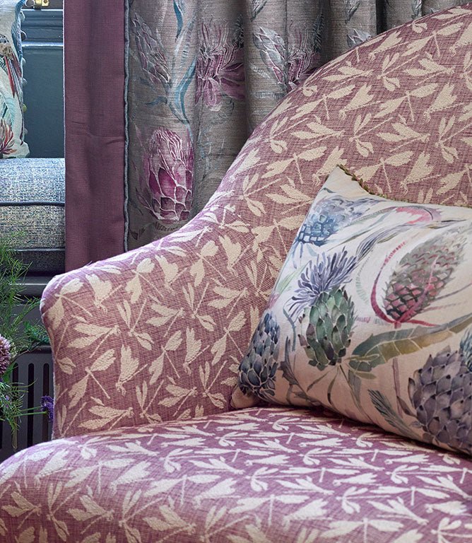 Meddon Fabric / Orchid - Just Fabrics
