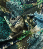 Woodvale Velvet Fabric / Navy - Just Fabrics