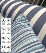 Coastal Outdoor Fabric / Azul Claro - Just Fabrics