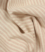 Sandbank Stripe Fabric / Pale Pink - Just Fabrics