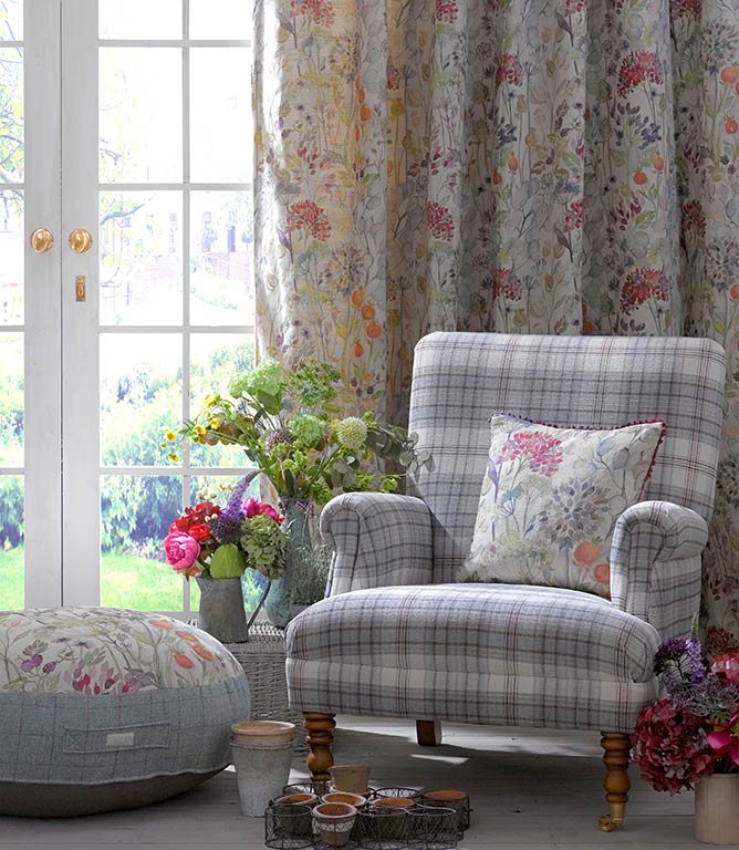 Hedgerow Fabric / Linen - Just Fabrics