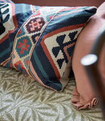 Dorothys Kilim Fabric / Sunflower / Tump Green - Just Fabrics