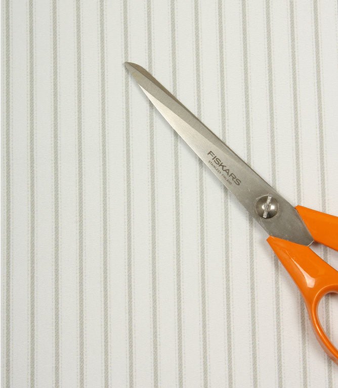 JF Ticking Blackout Lining Fabric / Natural - Just Fabrics