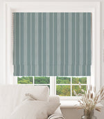 Cheltenham Stripe Fabric / Adriatic - Just Fabrics