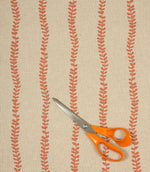 Harriet Trail Fabric / Coral - Just Fabrics