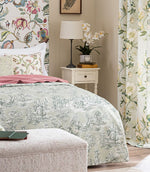 Esme Toile Fabric / Wedgewood - Just Fabrics