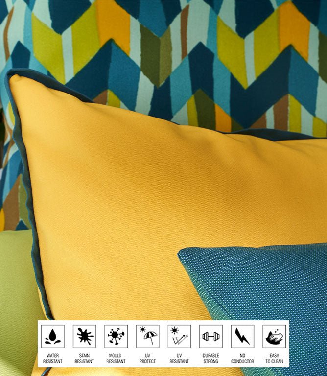 Penzance Outdoor Fabric / Gris Claro - Just Fabrics