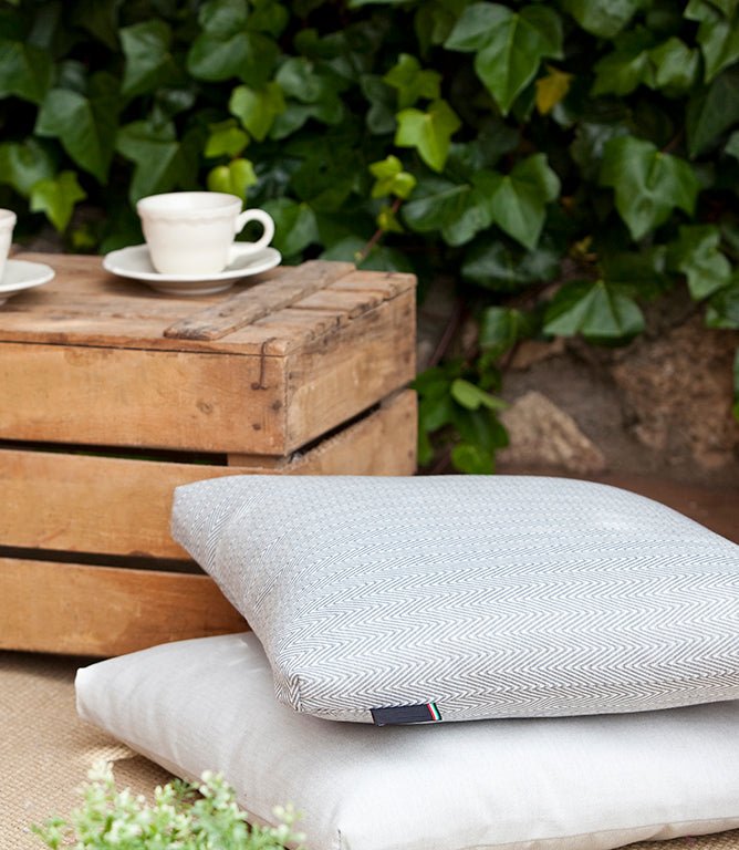 Hatherop Outdoor Fabric / Black - Just Fabrics