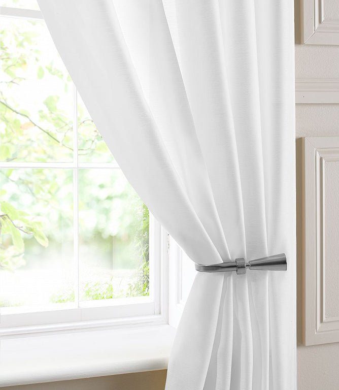 JF Batiste Voile Fabric / White - Just Fabrics