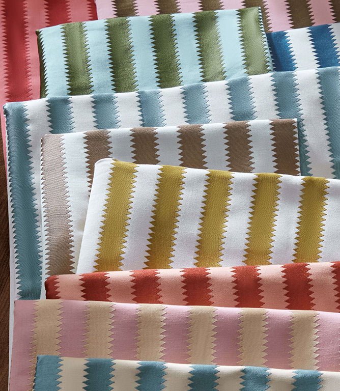 Regency Aperigon Fabric / Smog Blue / Linen - Just Fabrics