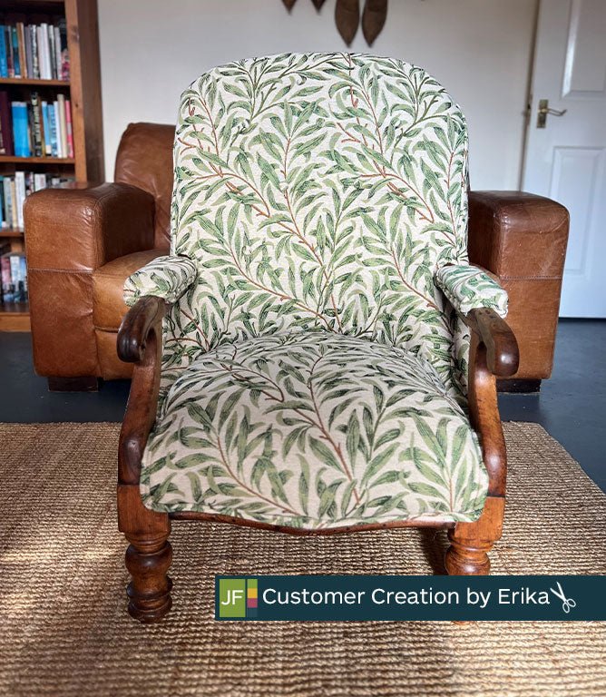 Willow Bough Tapestry Fabric / Sage - Just Fabrics