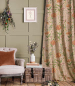 Delamere Fabric / Apricot - Just Fabrics