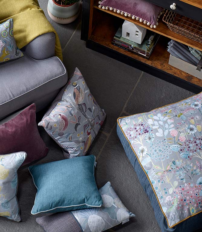 Ailsa Fabric / Cornflower - Just Fabrics